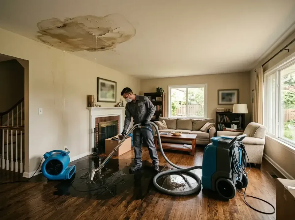 attic-pipe-burst-ceiling-drip-008 — frequently asked questions, Water Damage Restoration & Carpet Care in Timonium, MD